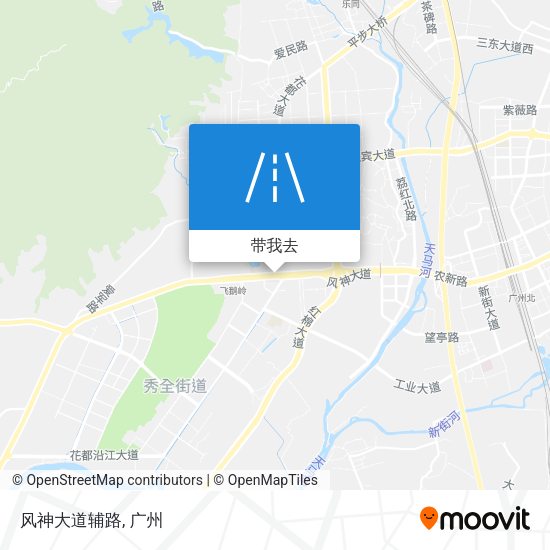 风神大道辅路地图