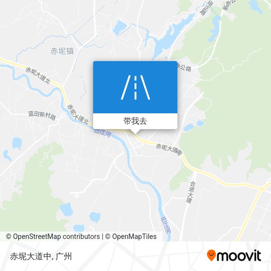 赤坭大道中地图