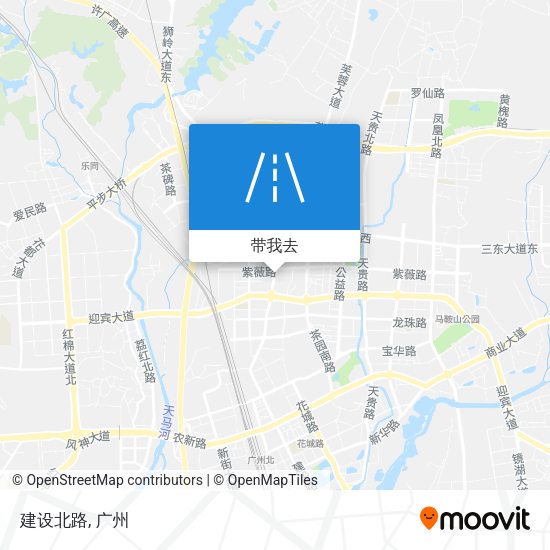 建设北路地图