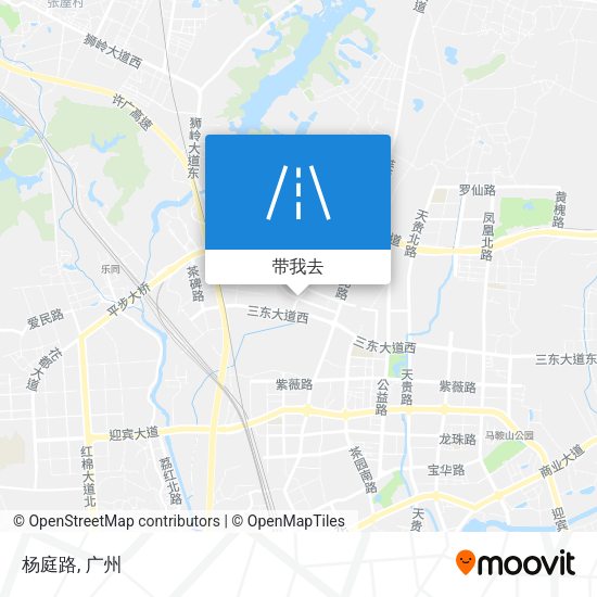 杨庭路地图