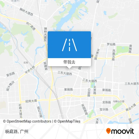 杨庭路地图