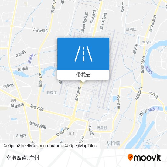 空港四路地图