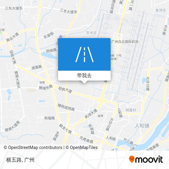 横五路地图
