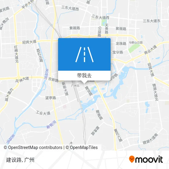 建设路地图