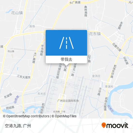 空港九路地图