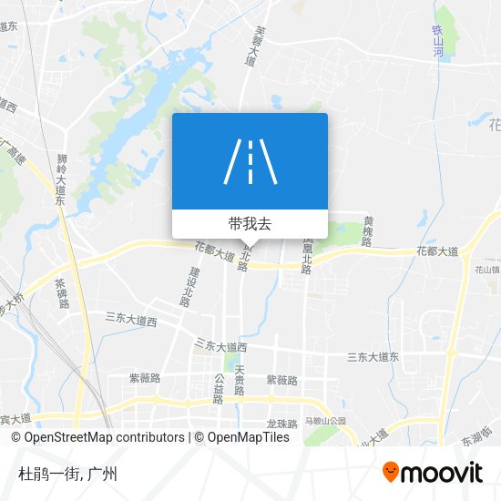 杜鹃一街地图