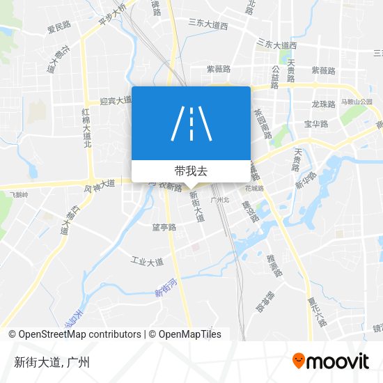 新街大道地图