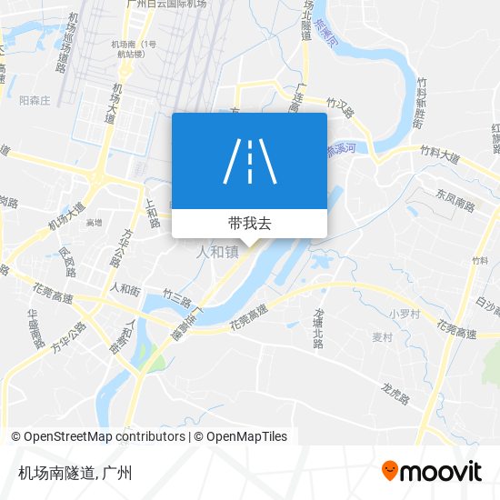 机场南隧道地图