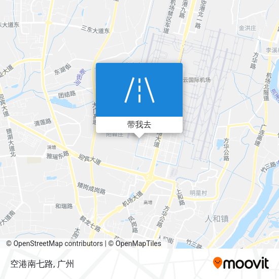 空港南七路地图