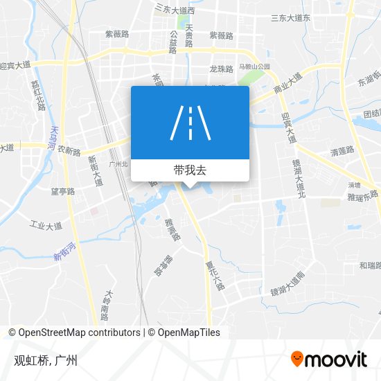 观虹桥地图