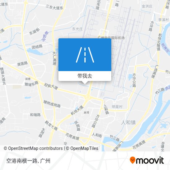 空港南横一路地图