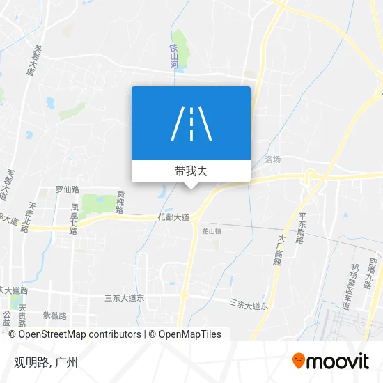 观明路地图