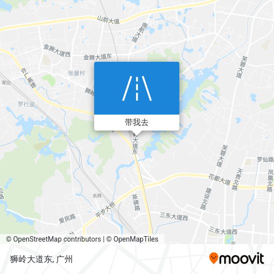 狮岭大道东地图