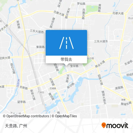 天贵路地图