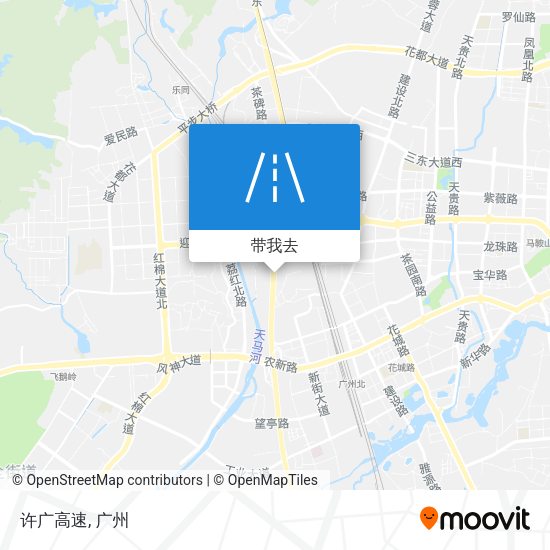 许广高速地图