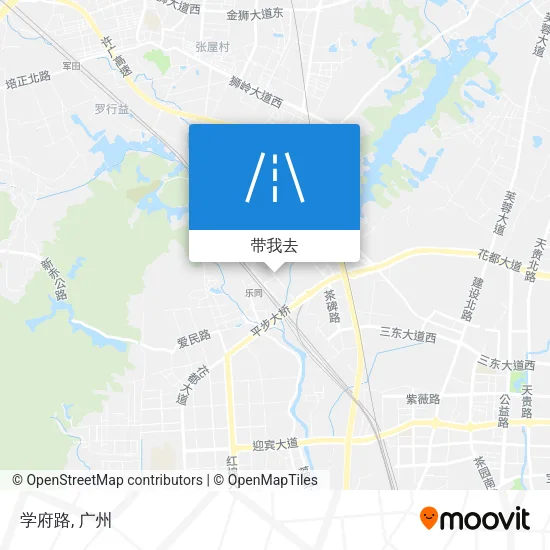 学府路地图