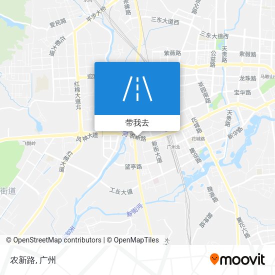 农新路地图