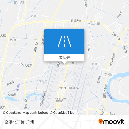 空港北二路地图
