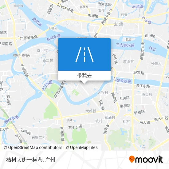 桔树大街一横巷地图