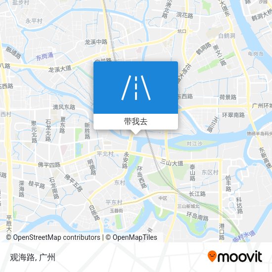 观海路地图