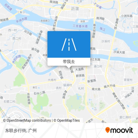 东联步行街地图
