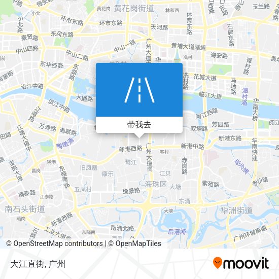 大江直街地图