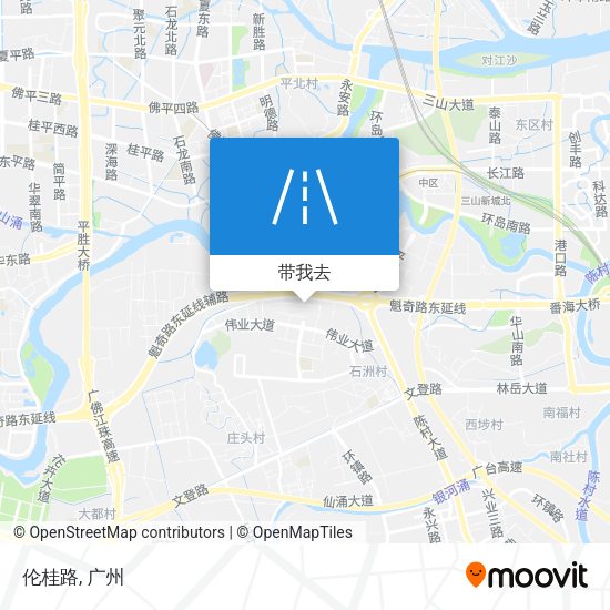 伦桂路地图