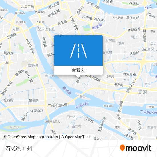 石岗路地图