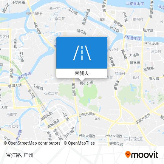 宝江路地图