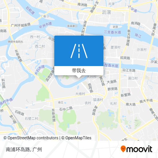 南浦环岛路地图