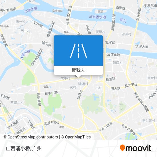 山西涌小桥地图