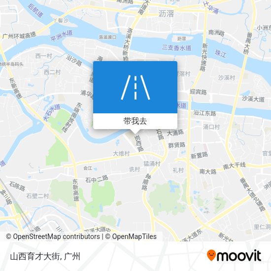 山西育才大街地图
