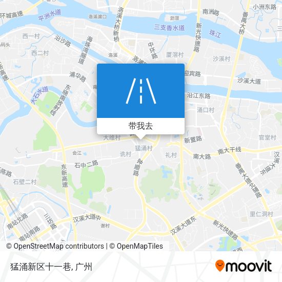 猛涌新区十一巷地图