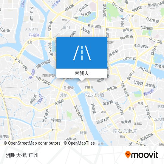 洲咀大街地图