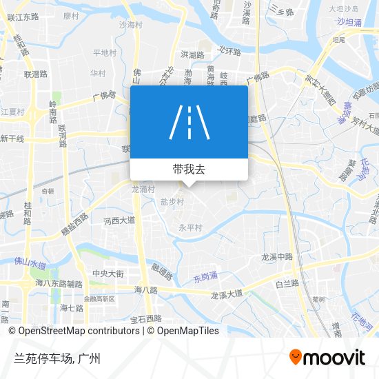 兰苑停车场地图