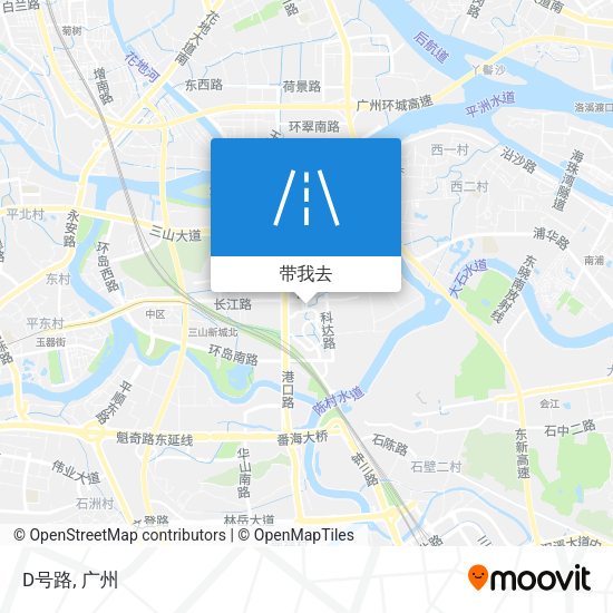 D号路地图