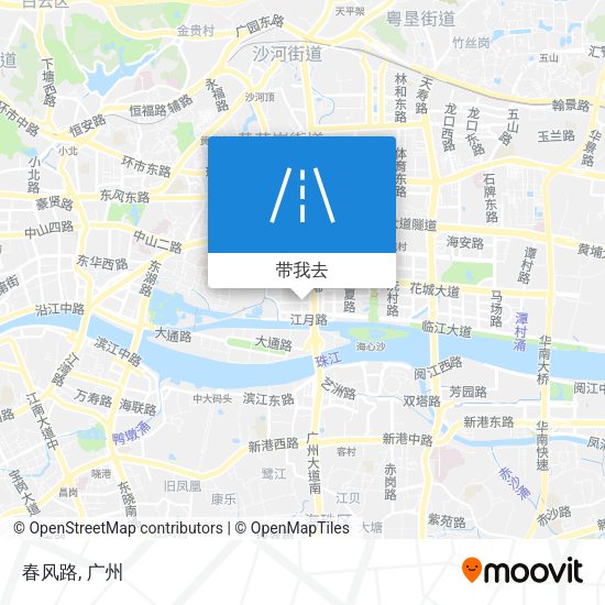 春风路地图