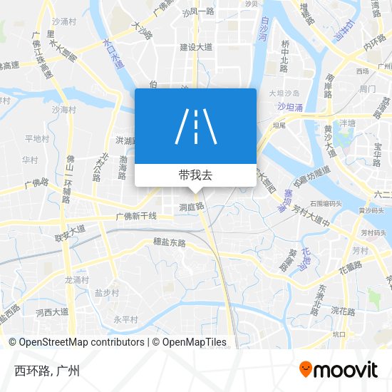 西环路地图