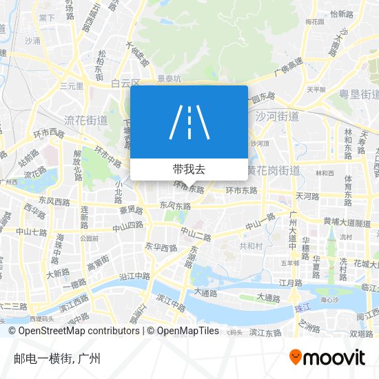 邮电一横街地图