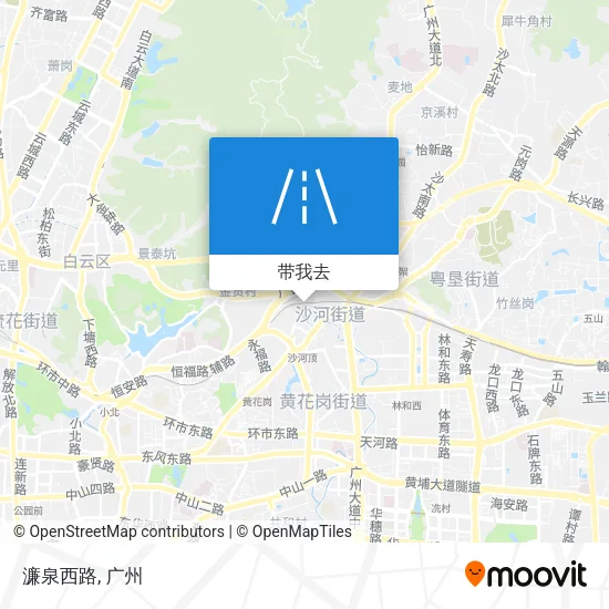濂泉西路地图