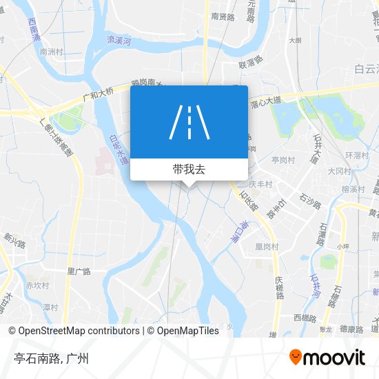 亭石南路地图