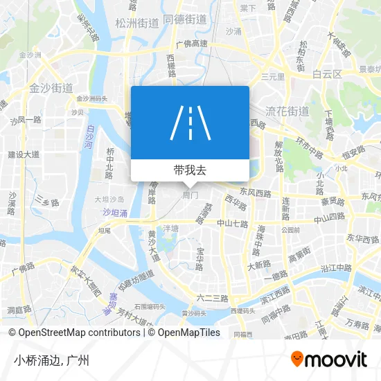 小桥涌边地图