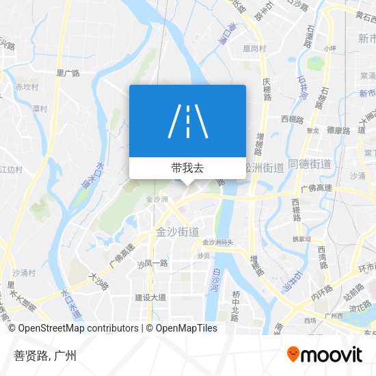 善贤路地图