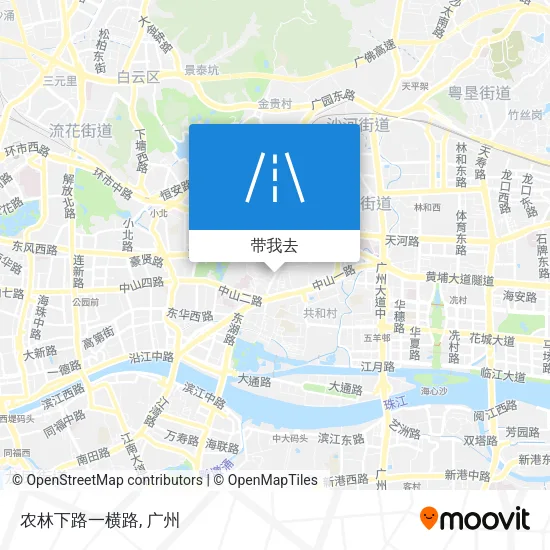 农林下路一横路地图