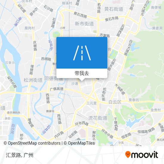 汇景路地图
