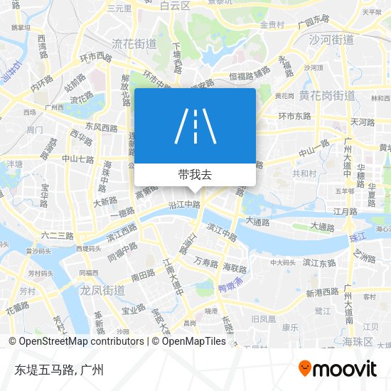 东堤五马路地图