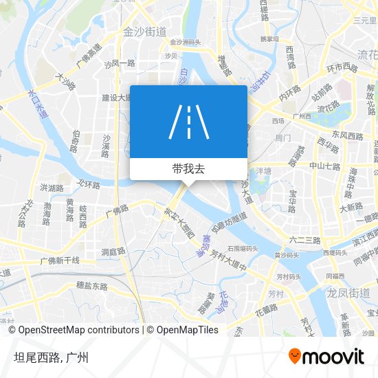 坦尾西路地图