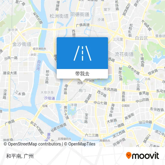 和平南地图