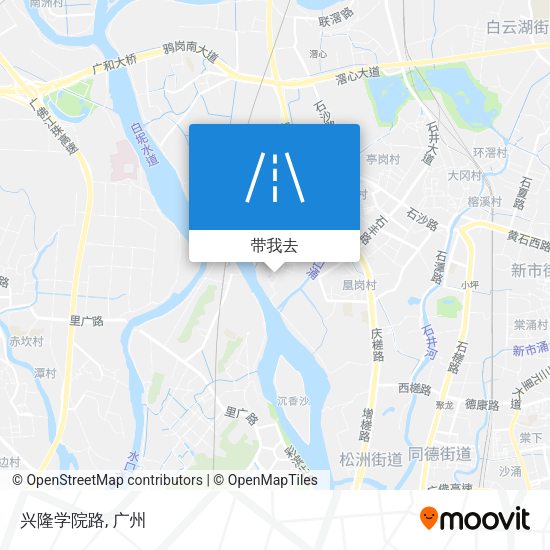 兴隆学院路地图