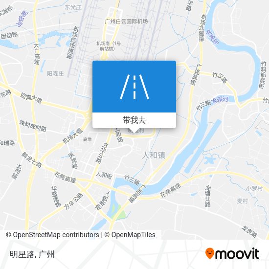 明星路地图